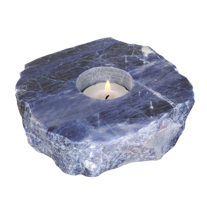 Sodalite Crystal Tealight Holder