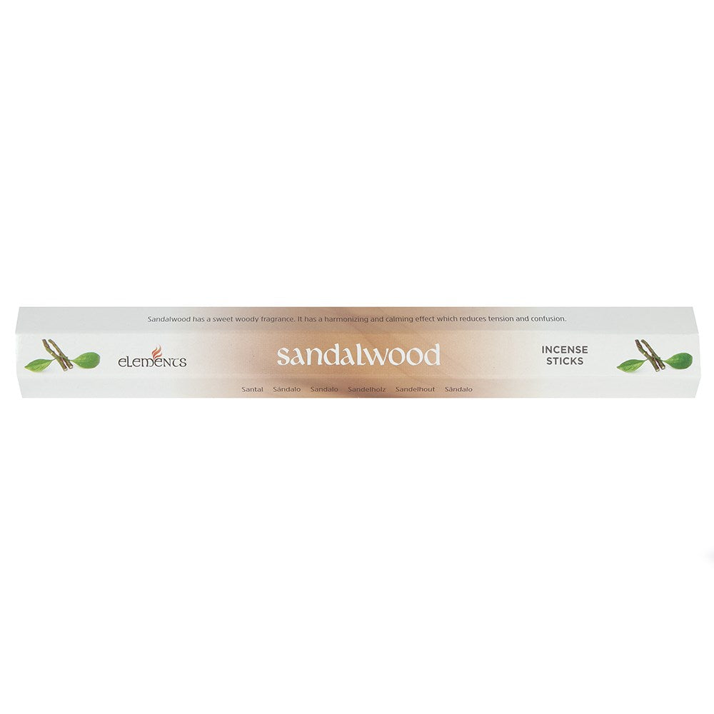 Set of 6 Packets of Elements Sandalwood Incense Sticks