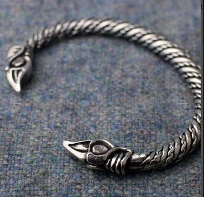 Small Odin's Raven (Huginn & Muninn) Bracelet