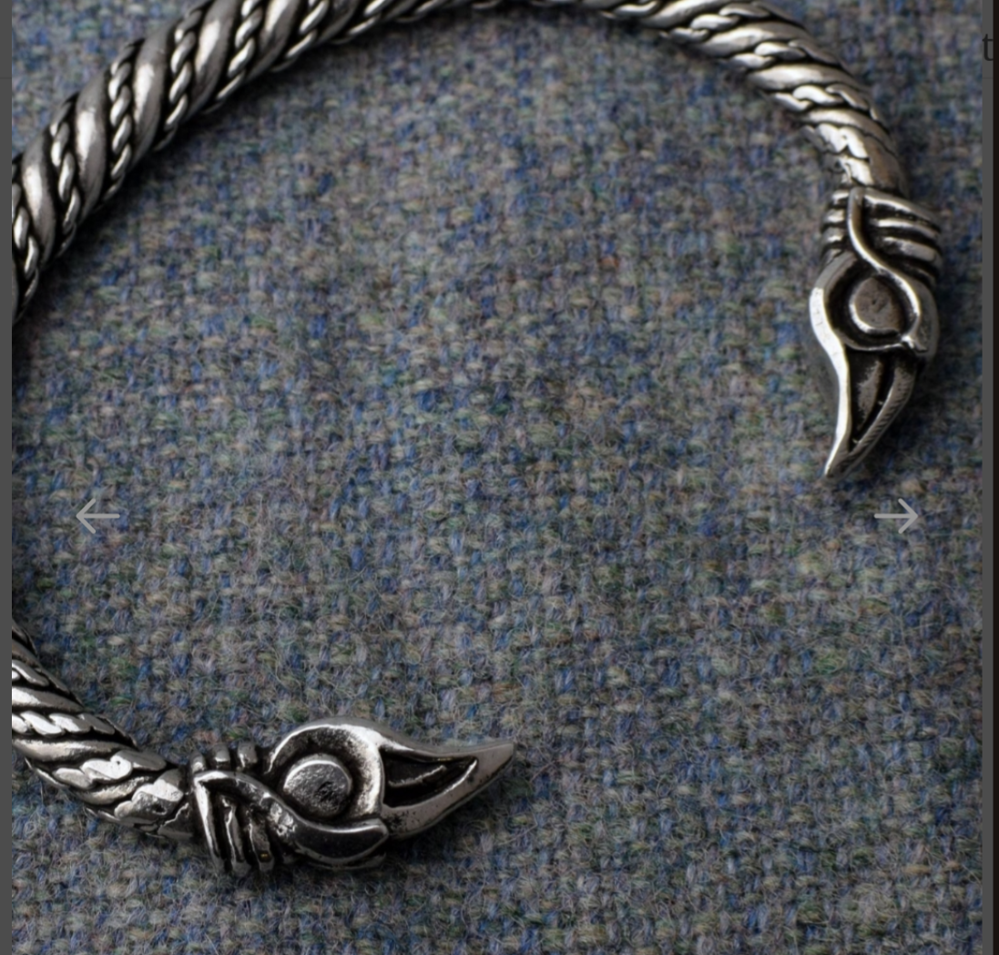 Small Odin's Raven (Huginn & Muninn) Bracelet