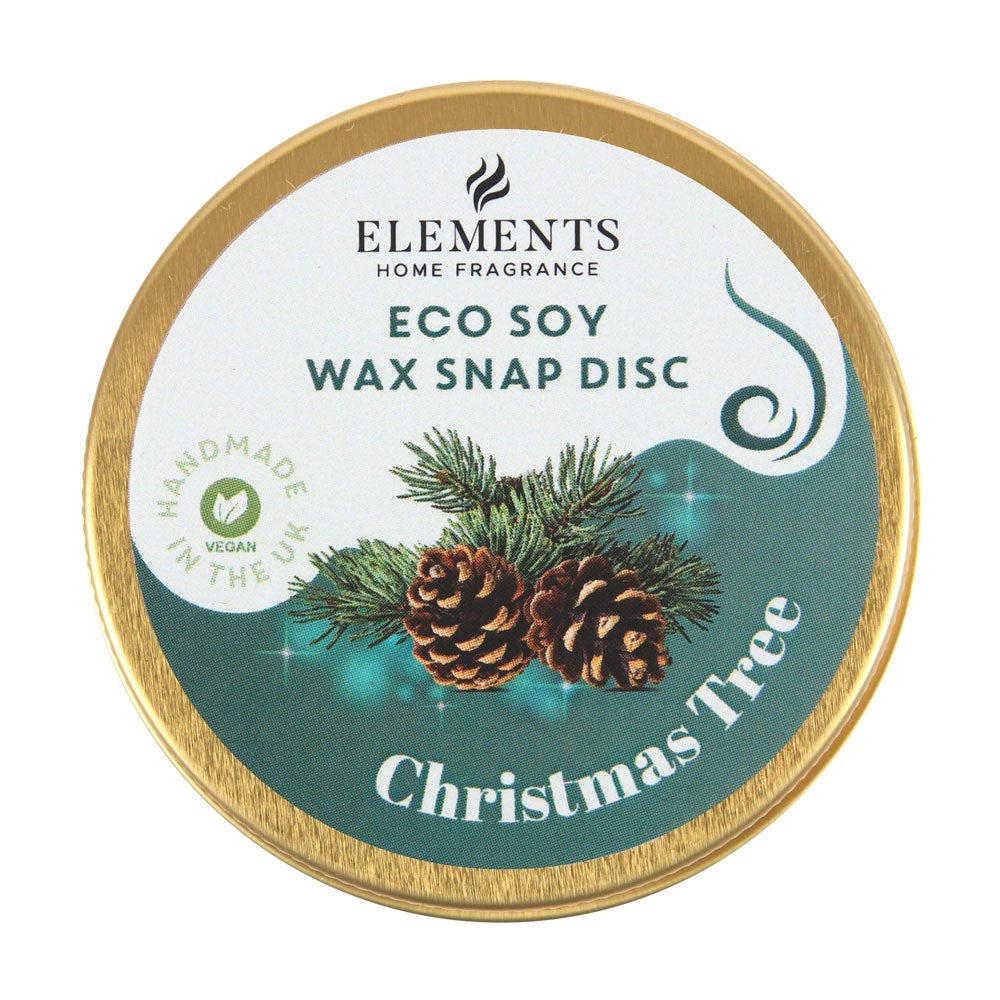 Christmas Tree Soy Wax Snap Disc