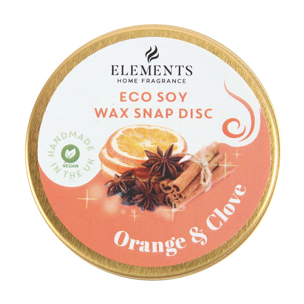Orange & Clove Soy Wax Snap Disc