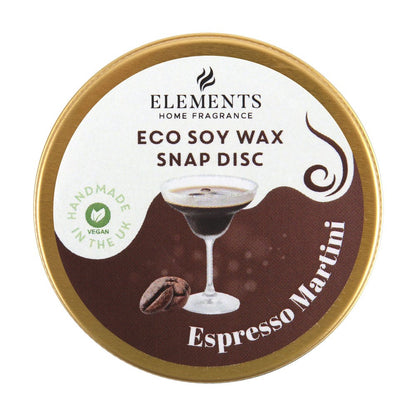 Espresso Martini Soy Wax Snap Disc