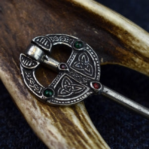 Pewter Ballinderry Ring Brooch