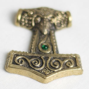 Skane Thor's Hammer Green Bronze