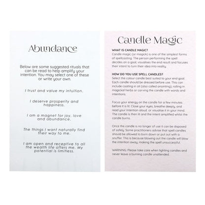 Pack of 12 Abundance Spell Candles